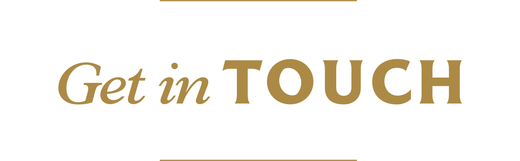 Get in touch